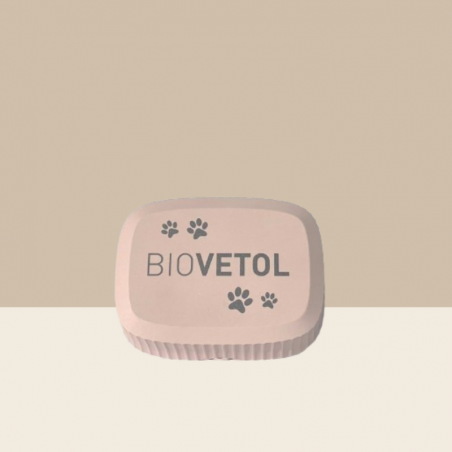 Boite à shampooing solide BIOVETOL ROSE POUDRÉ