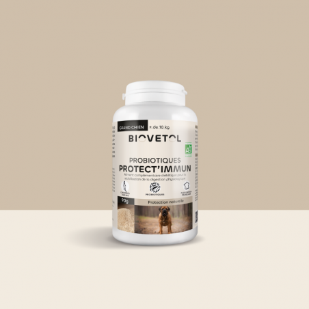 Probiotiques PROTECT'IMMUN chien +10kg bio
