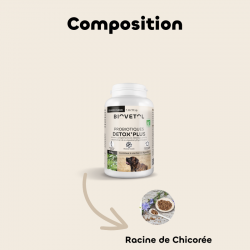 Probiotiques DETOX'PLUS chien +10kg bio