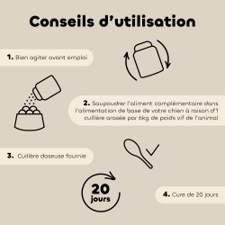 Probiotiques DETOX'PLUS chien +10kg bio