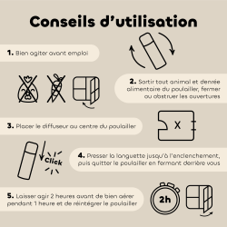 Diffuseur Habitat Poulailler 75ml bio