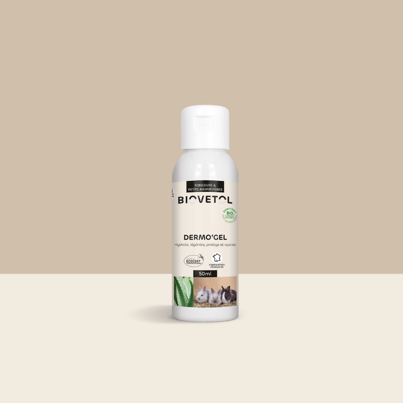 Gel Dermo'gel rongeurs et petits mammifères bio