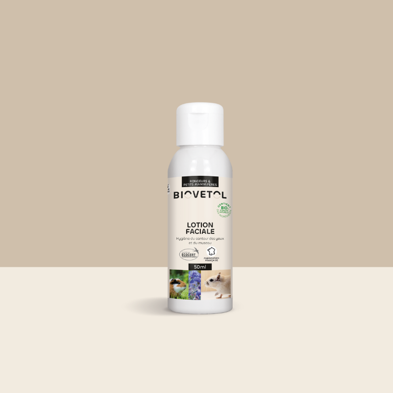 Lotion faciale rongeurs et petits mammifères bio