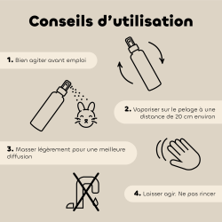 Lotion anti-odeur rongeurs et petits mammifères bio