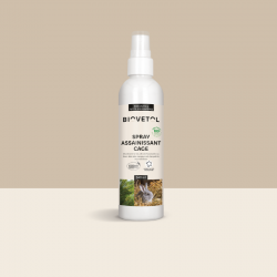 Spray assainissant cage rongeurs et petits mammifères bio