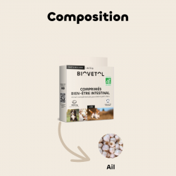 Comprimés Bien-être Intestinal - Chiot & Petit chien bio