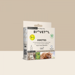 3 Pipettes insectifuges - Chaton / Chat bio